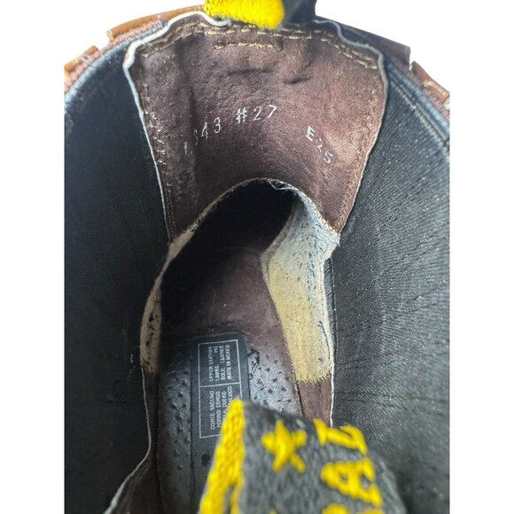 El General Botines Brown Western Cowboy Ankle Boots Men's US 9  Mexico 27 - Picture 10 of 16